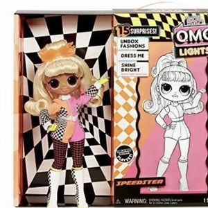 LOL Surprise! OMG Lights Speedster Fashion Doll with 15 Surprises Doll Playset